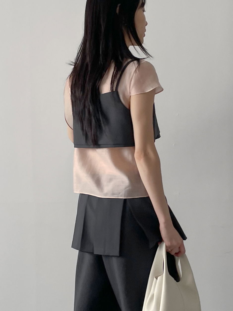 블라우스 모델 착용 이미지-S2L37