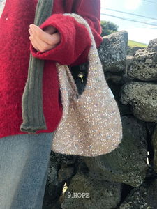 生クリームボカシニットバッグ