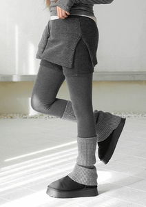 レンバーニットアイレットパンツ