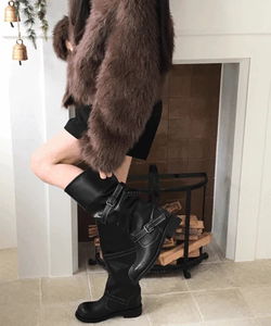 ボーイッシュスラウチブーツ