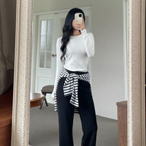 골지 스판 팬츠