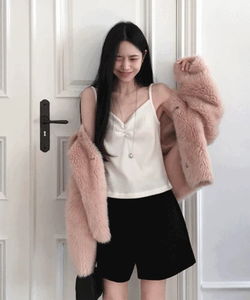 Puchi shirring sleeveless