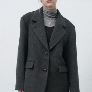 WOMAN 헤어리 퀼팅 자켓