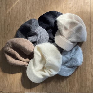 포어 니트 헌팅캡 베레모 빵모자 겨울모자 6 color