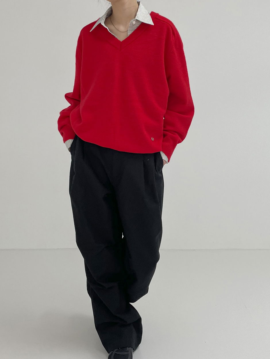 긴팔 티셔츠 모델 착용 이미지-S2L83