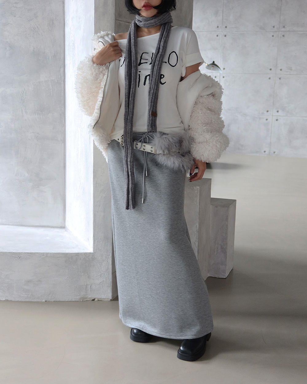 드레스 모델 착용 이미지-S1L55