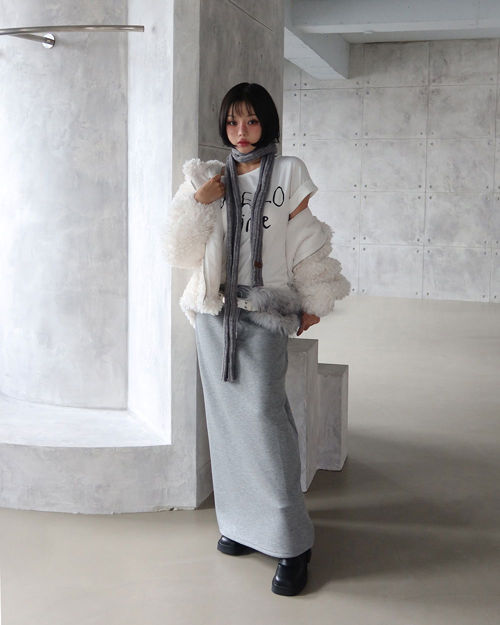 드레스 모델 착용 이미지-S1L53