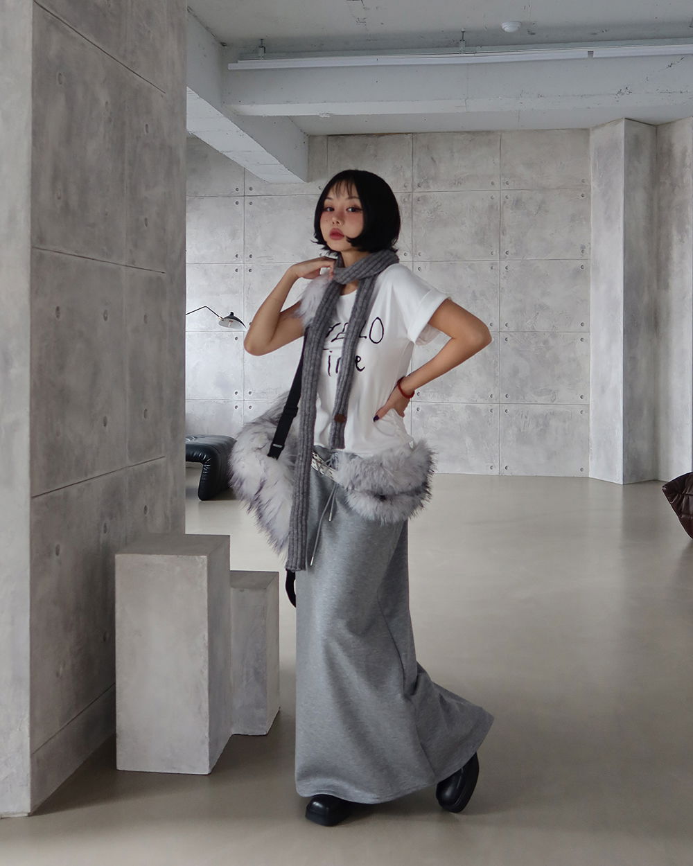 드레스 모델 착용 이미지-S1L50