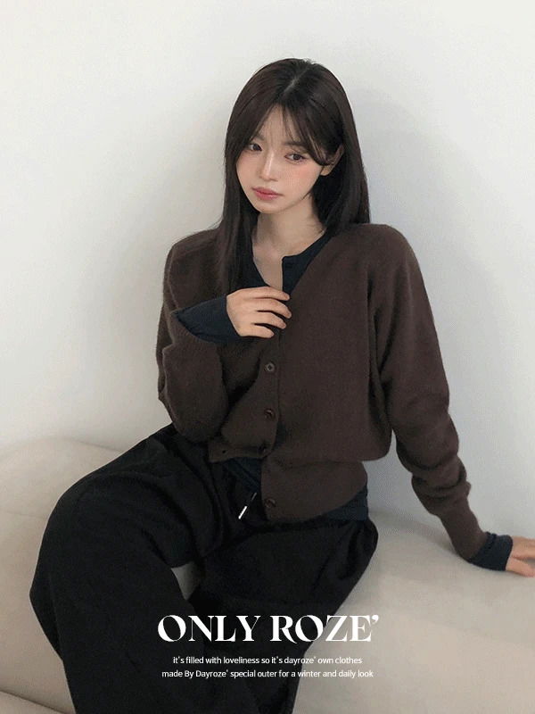 Evening V-Neck Knitwear Cardigan