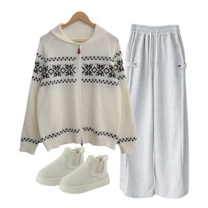 팬츠,집업&점퍼,부츠 코디