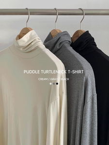 #ONEDAY WONT 퍼들 터틀넥 티