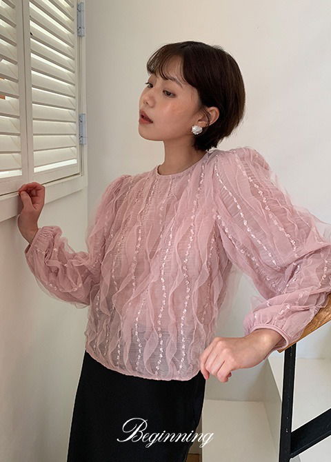 Angel frill lace blouse 衬衫