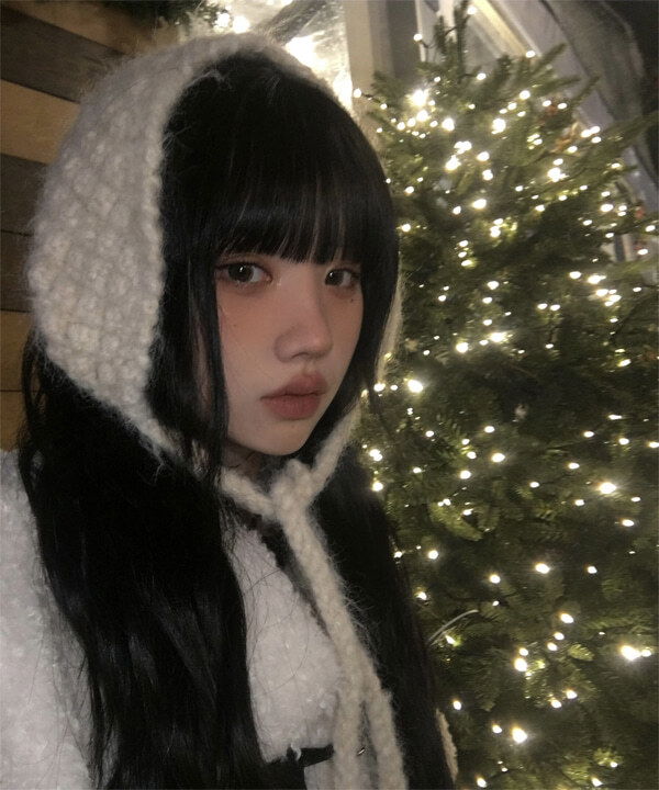 번드 울 니트 귀도리 (4color)