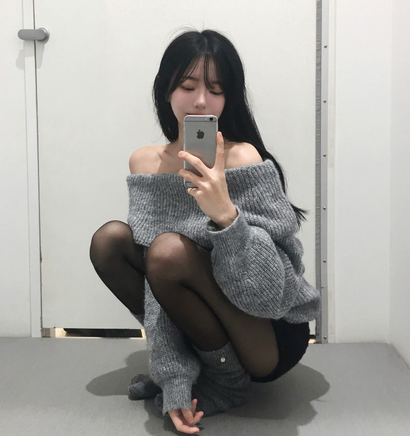 양말 모델 착용 이미지-S1L35