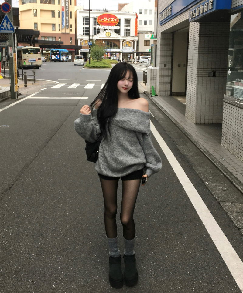 양말 모델 착용 이미지-S1L26