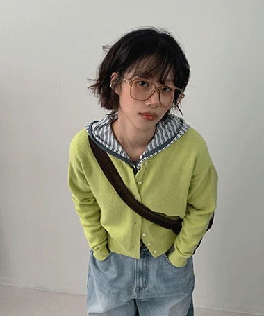 아를 루즈핏 헤어리 가디건