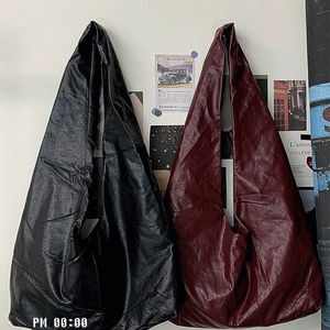 리포트 레더 백