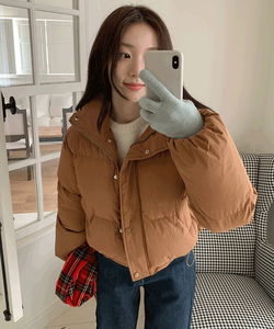 ロミクウェルロンハイネックストリングショートパディング