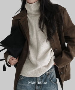 ポビタートルネックオーバーフィットウールニット