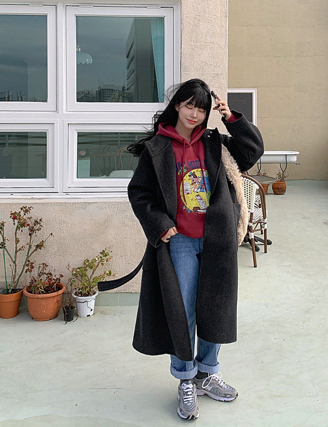 ヘイルディ ハンドメイドウールコート