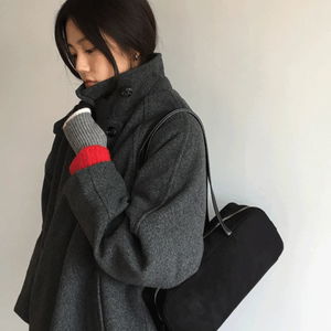 엣티 스웨이드 볼링백 (3color)