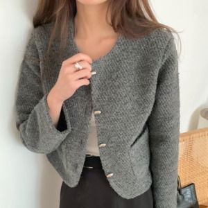 윈터 트위드 자켓