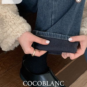 르먼 밍크기모 데님 팬츠(숏,롱)