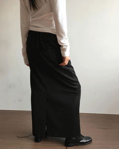 Rizzle slit long skirt