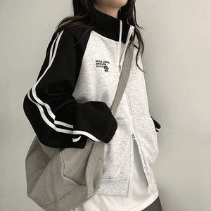 오언투웨이나그랑배색기모트랙집업 (4color)H&L