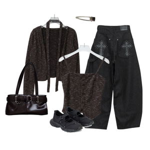 秋コーデ,ショルダーバッグ,Background,長袖tシャツ 코디