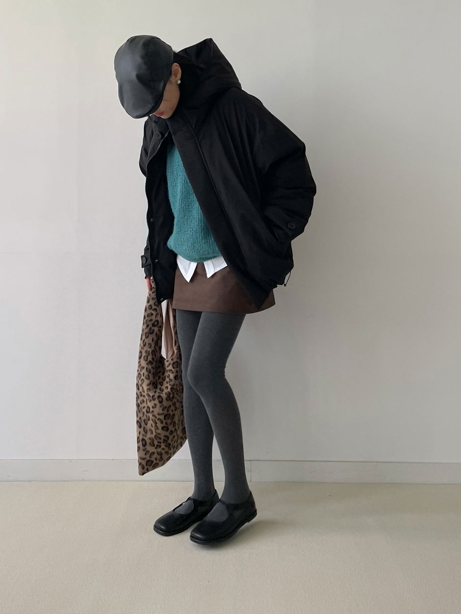 코트 모델 착용 이미지-S3L8