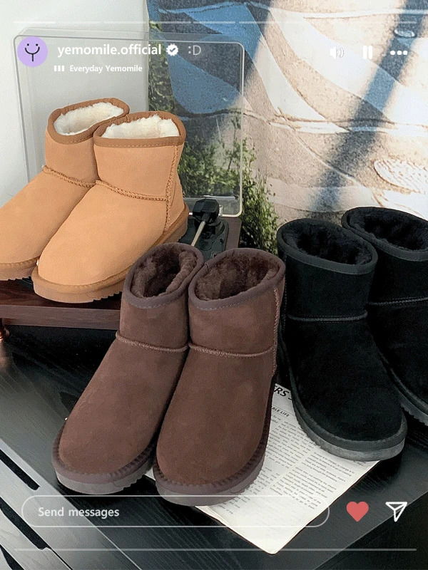 Bunny cowhide ugg boots