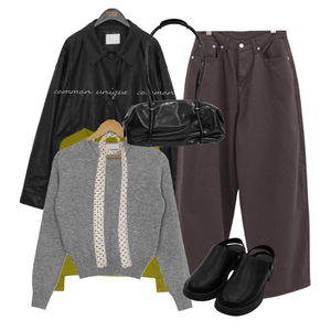 자켓,팬츠,긴팔티 코디