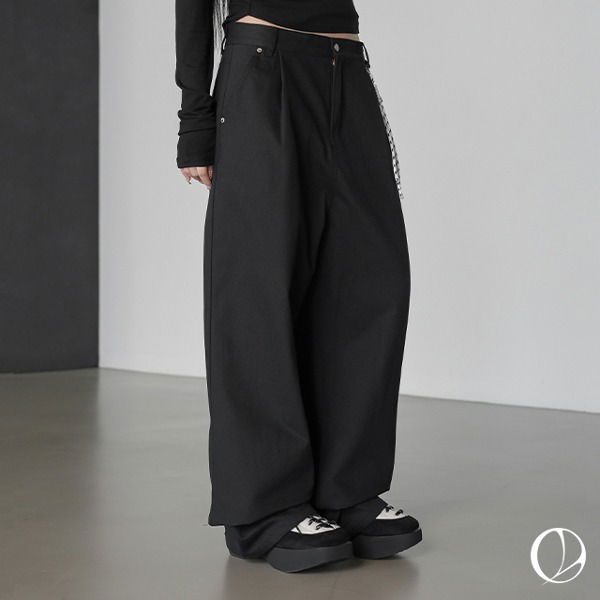 Dover pin tuck wide pants 长裤