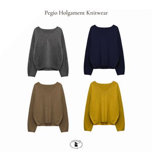 페지오 홀가먼트 니트 (4color)
