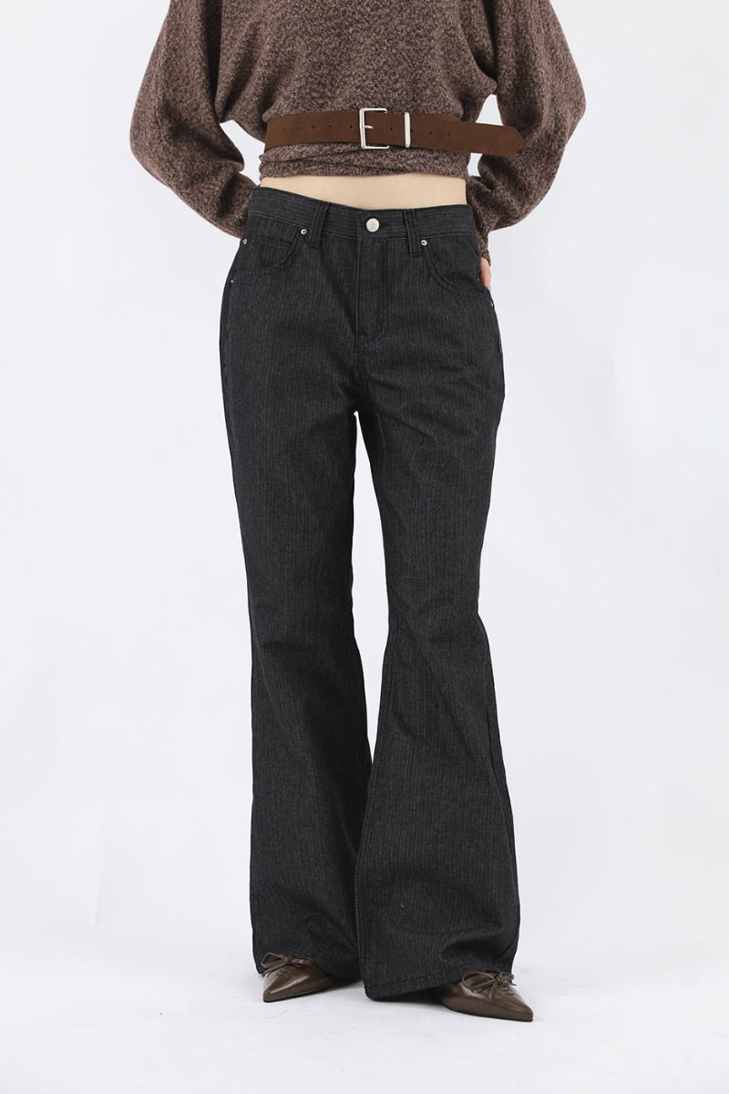 논페이드 헤링본 ST 데님