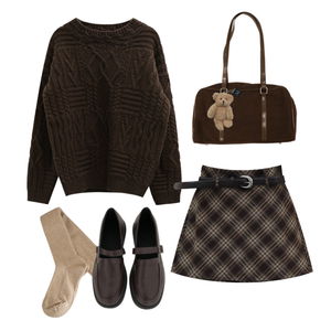 사진,로퍼,기타악세서리,치마 코디