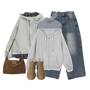 jeans,jacket,knitwears 코디