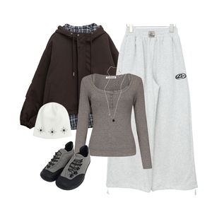 夾克,長褲,長袖上衣 코디