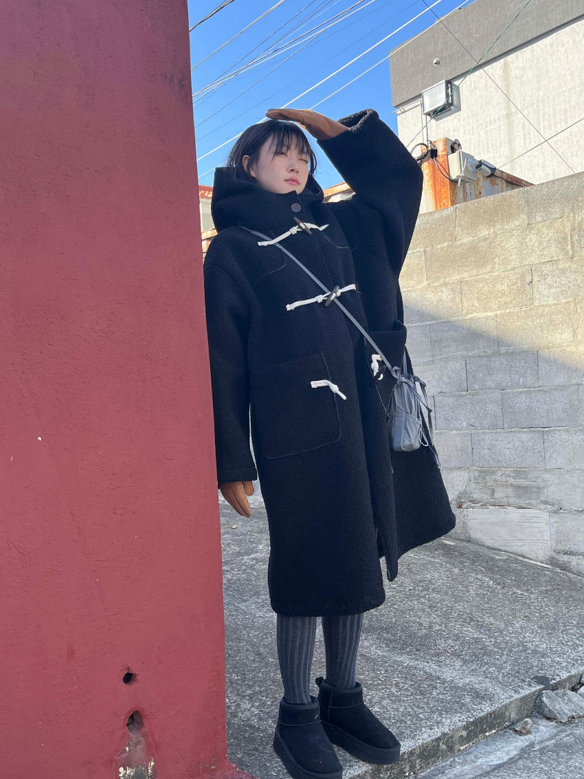 코트 모델 착용 이미지-S1L2