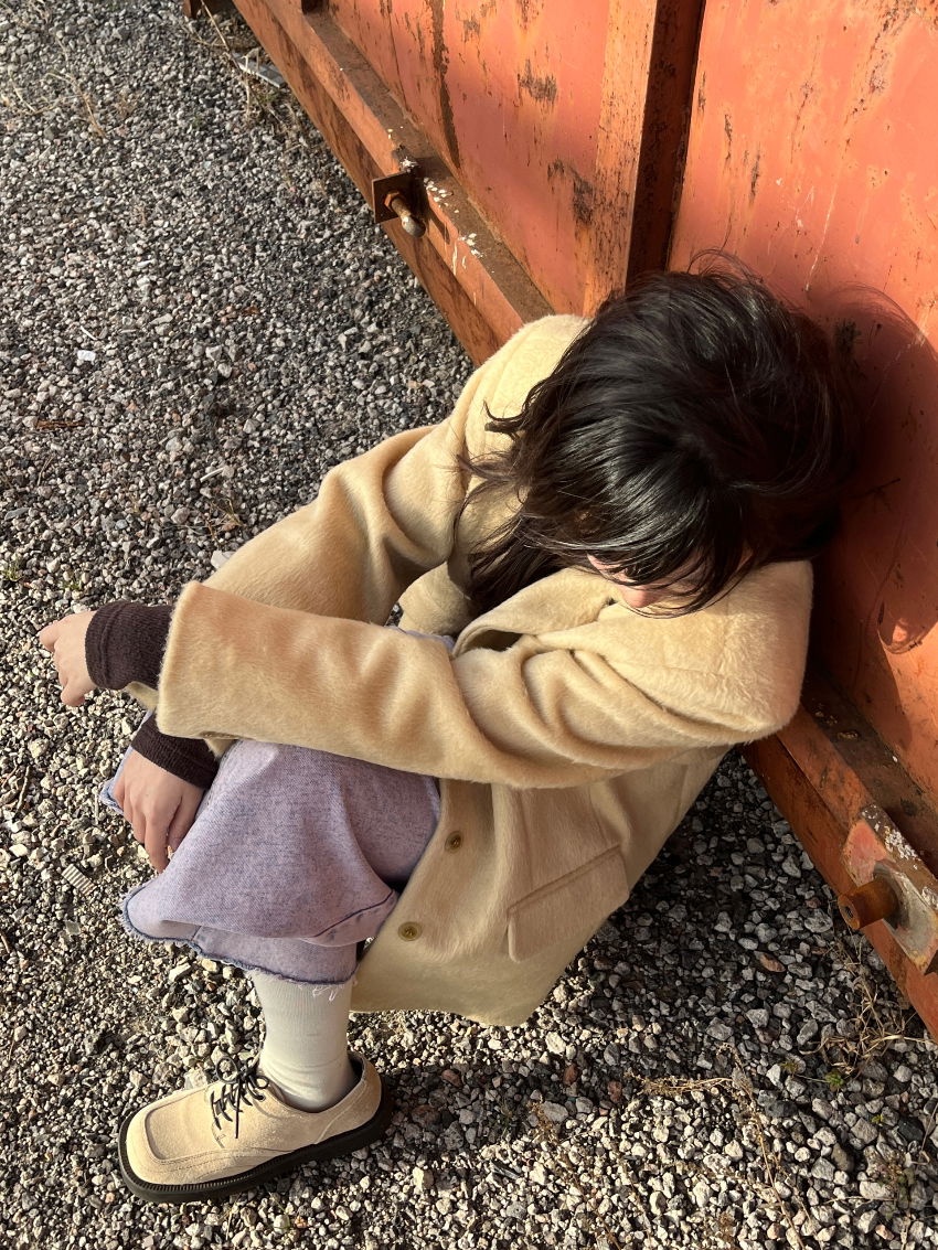 코트 모델 착용 이미지-S1L16