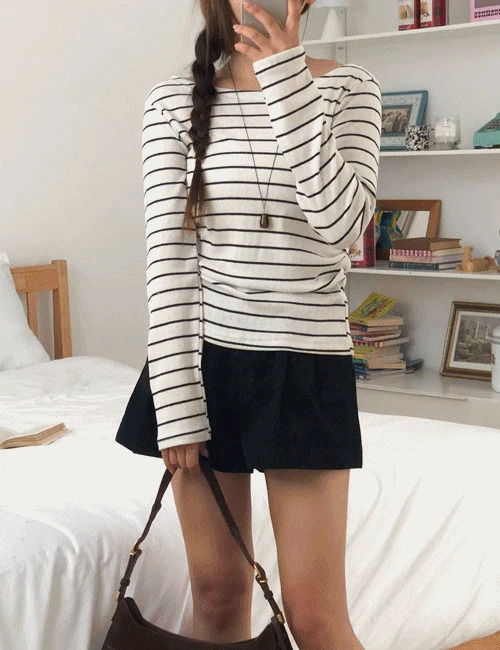 Nib Striped T-shirt 長袖上衣