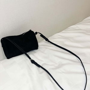 mini 써클 suede bag (BK)