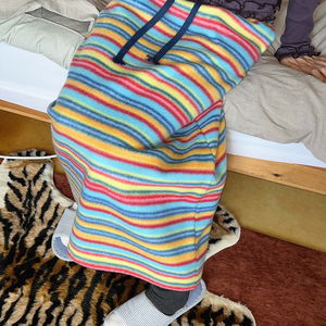 레인보우 fleece 롱sk