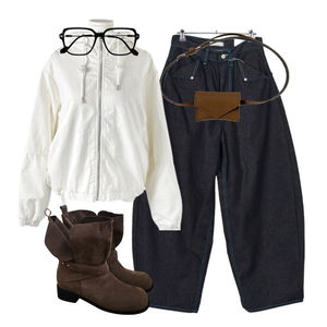데님,자켓,부츠 코디