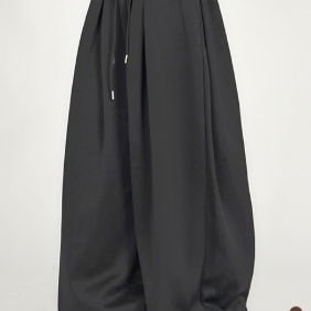 Two-Tuck Wide String Pants PA065