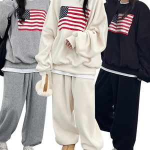 따뜻포근 뉴욕 후리스 조거 트레이닝 세트