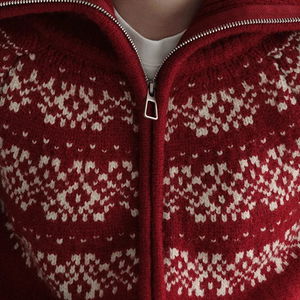 모우니 투웨이 노르딕 패턴 집업