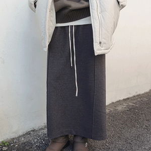 로이브 베이직 밴딩 롱 스커트