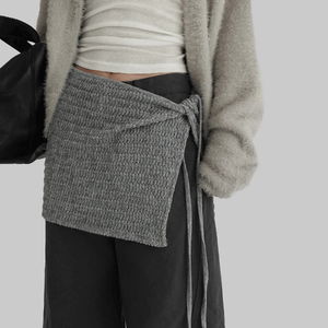 킨셀 니트 레이어드 스커트